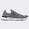 Heather Grey / Black / White