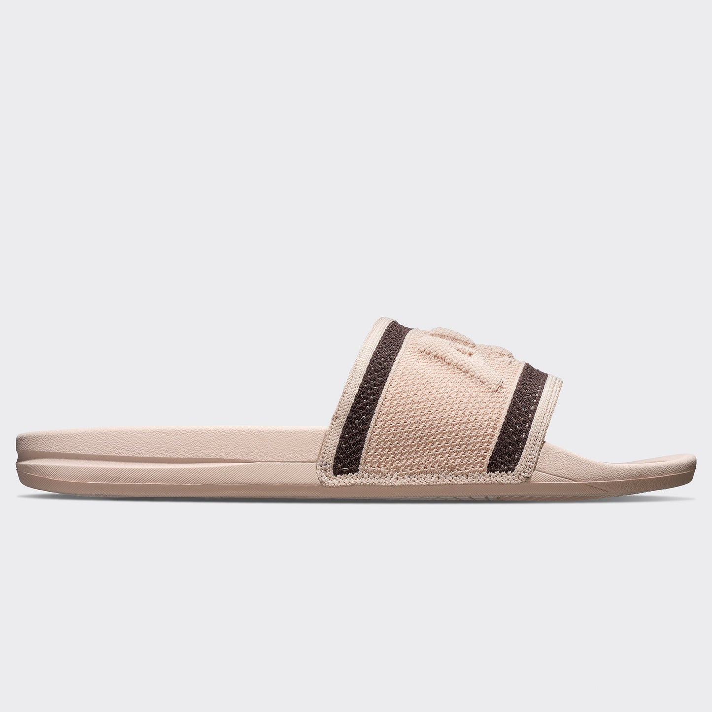 APL Big Logo TechLoom Slide Oat Silk / Chocolate