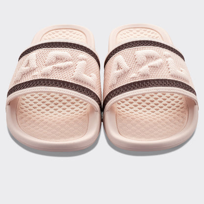 APL Big Logo TechLoom Slide Oat Silk / Chocolate