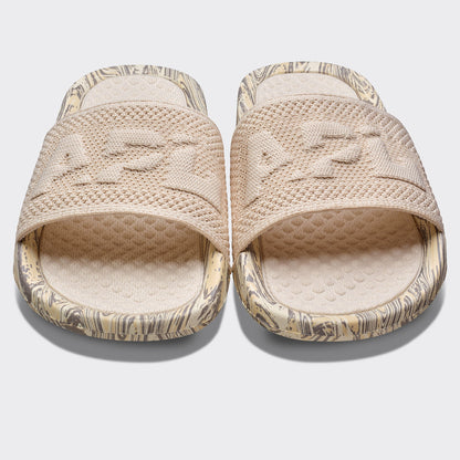 APL Big Logo TechLoom Slide Beach / Tundra / Marble