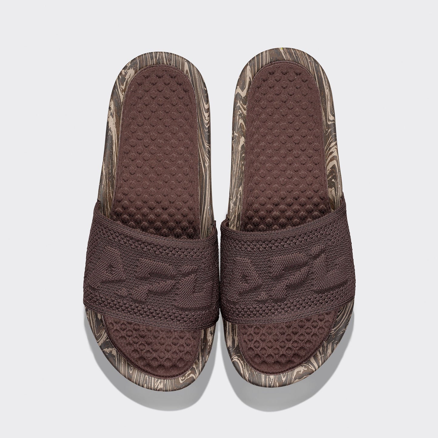APL Big Logo TechLoom Slide Chocolate / Sandstone / Marble