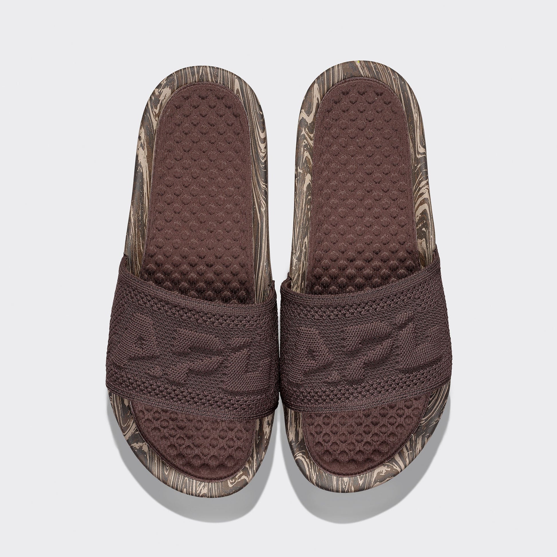 APL Big Logo TechLoom Slide Chocolate / Sandstone / Marble