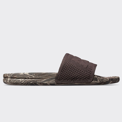 APL Big Logo TechLoom Slide Chocolate / Sandstone / Marble