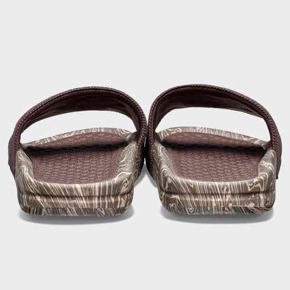 APL Big Logo TechLoom Slide Chocolate / Sandstone / Marble