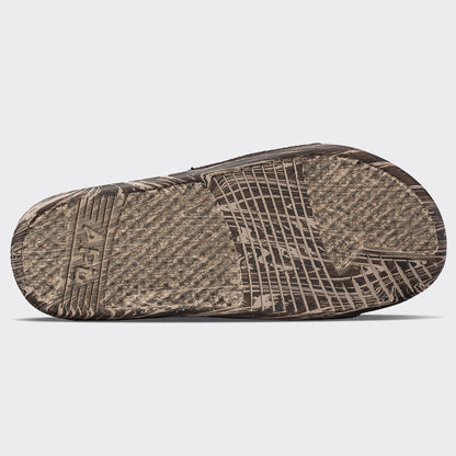 APL Big Logo TechLoom Slide Chocolate / Sandstone / Marble