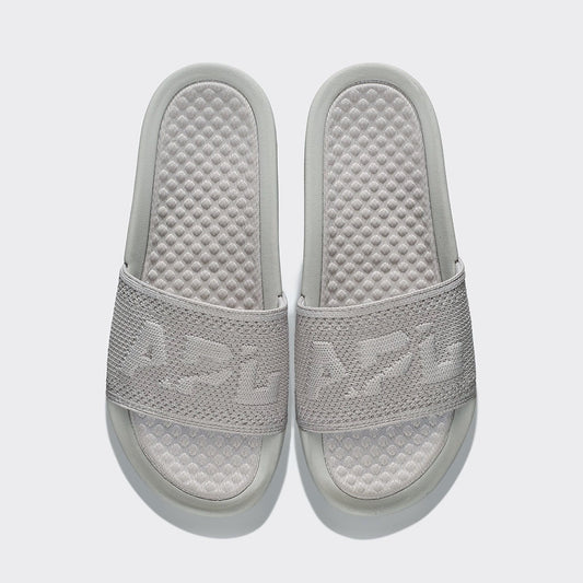 APL Big Logo TechLoom Slide Harbor Grey
