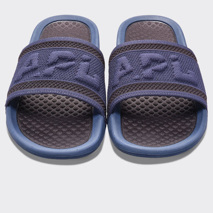 APL Big Logo TechLoom Slide Navy / Black