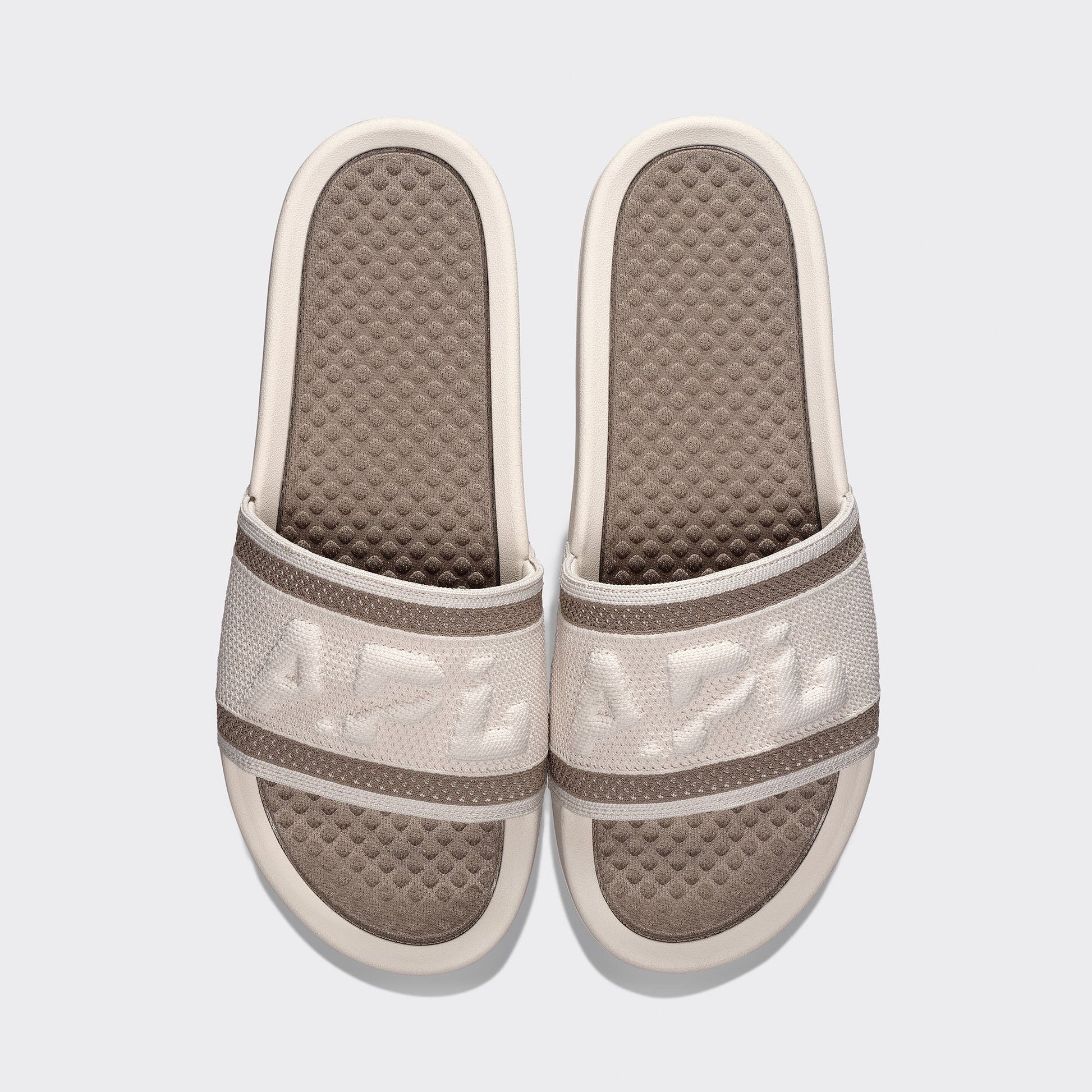 APL Big Logo TechLoom Slide Pearl / Cobblestone