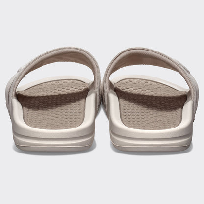APL Big Logo TechLoom Slide Pearl / Cobblestone