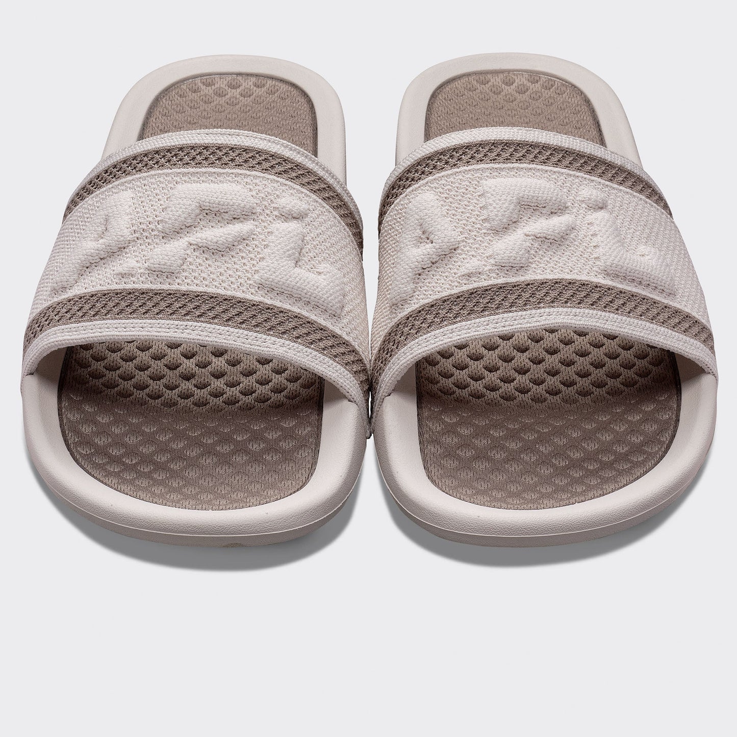 APL Big Logo TechLoom Slide Pearl / Cobblestone