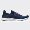 Navy / White