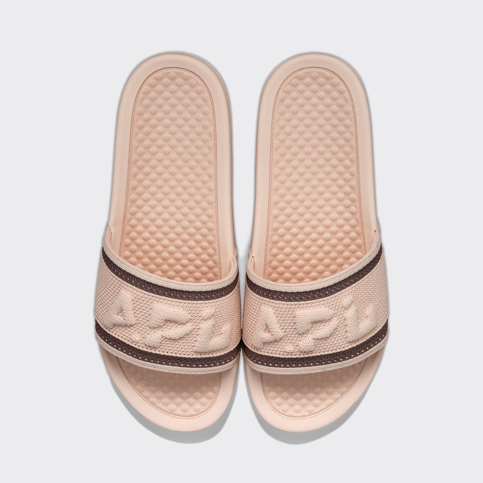 APL Big Logo TechLoom Slide Oat Silk / Chocolate