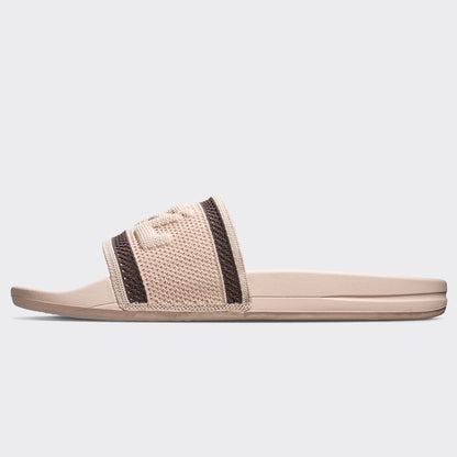 APL Big Logo TechLoom Slide Oat Silk / Chocolate