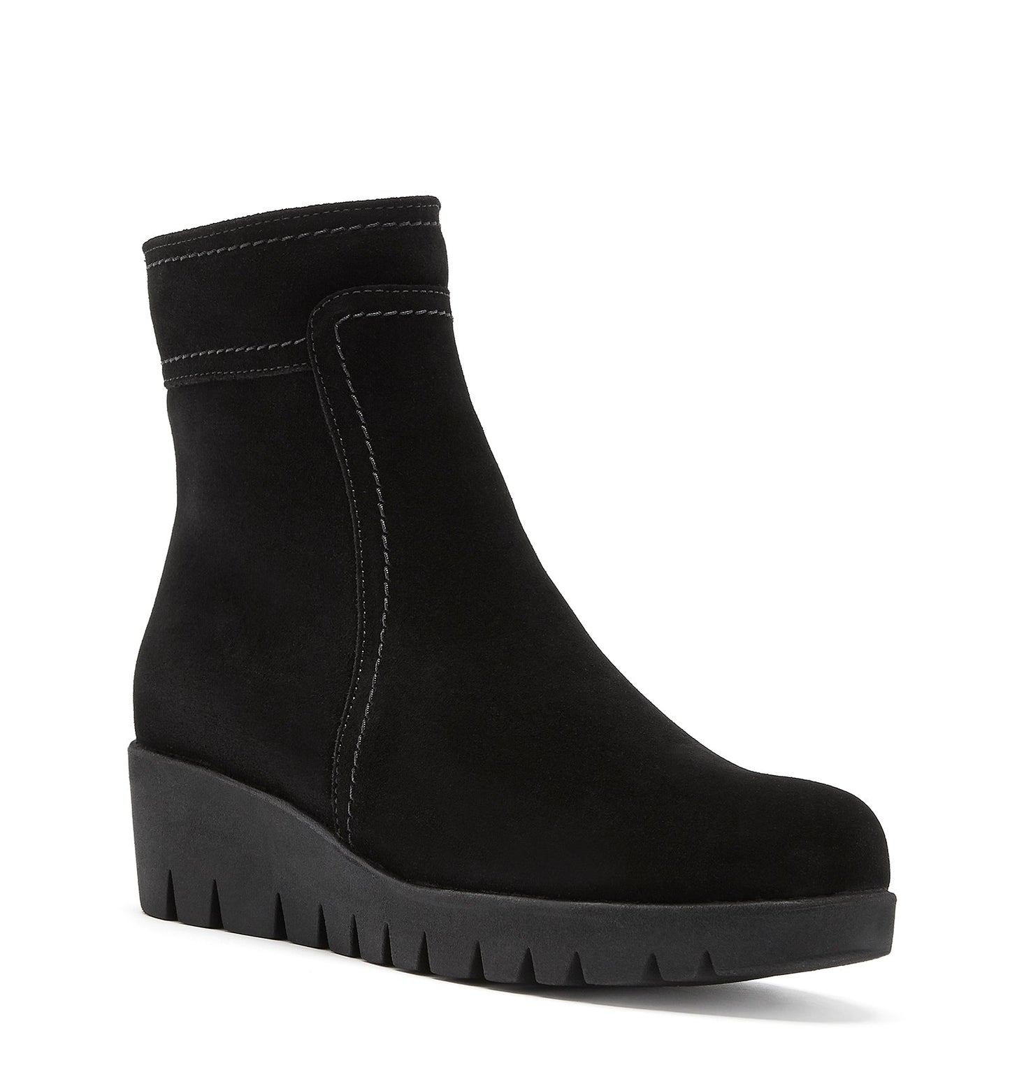 La Canadienne TOKEN SUEDE WEDGE BOOTIE Women