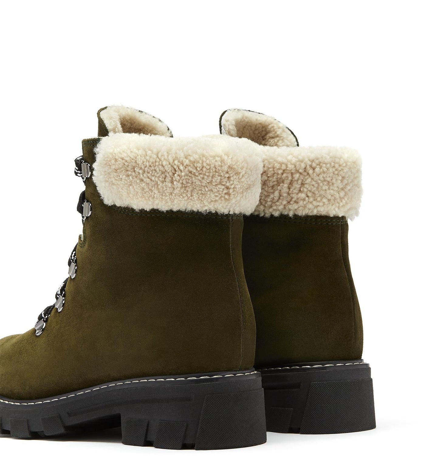 La Canadienne ADAMS SHEARLING-LINED SUEDE BOOTIE Women