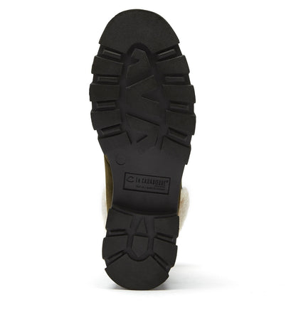 La Canadienne ADAMS SHEARLING-LINED SUEDE BOOTIE Women