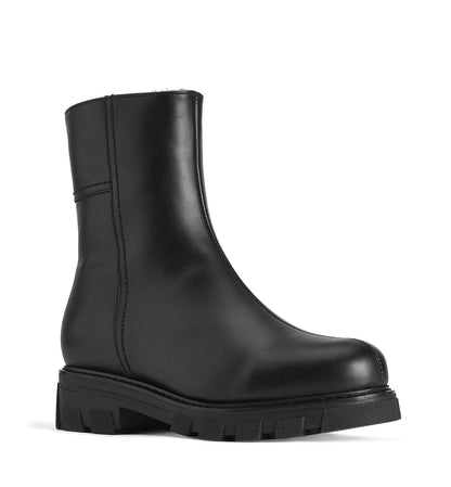 La Canadienne AUTUMN SHEARLING-LINED LEATHER BOOTIE Women