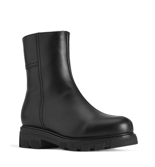 La Canadienne AUTUMN SHEARLING-LINED LEATHER BOOTIE Women