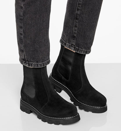 La Canadienne ADELYN SHEARLING-LINED SUEDE BOOTIE Women