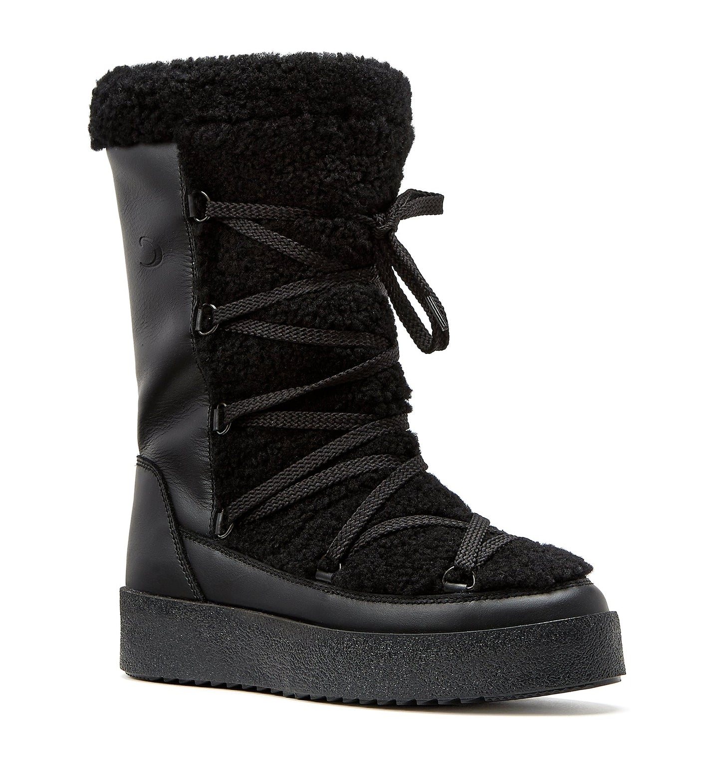 La Canadienne EDGAR SHEARLING-LINED LEATHER BOOT Women