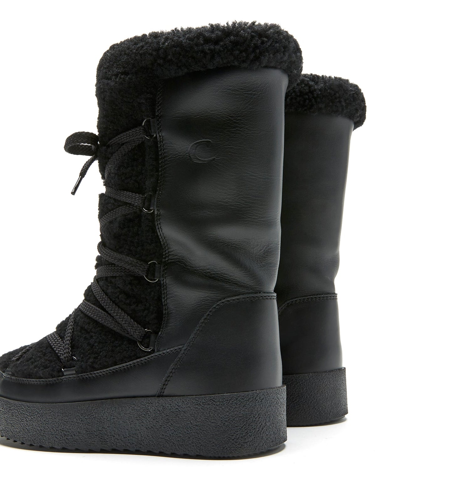 La Canadienne EDGAR SHEARLING-LINED LEATHER BOOT Women