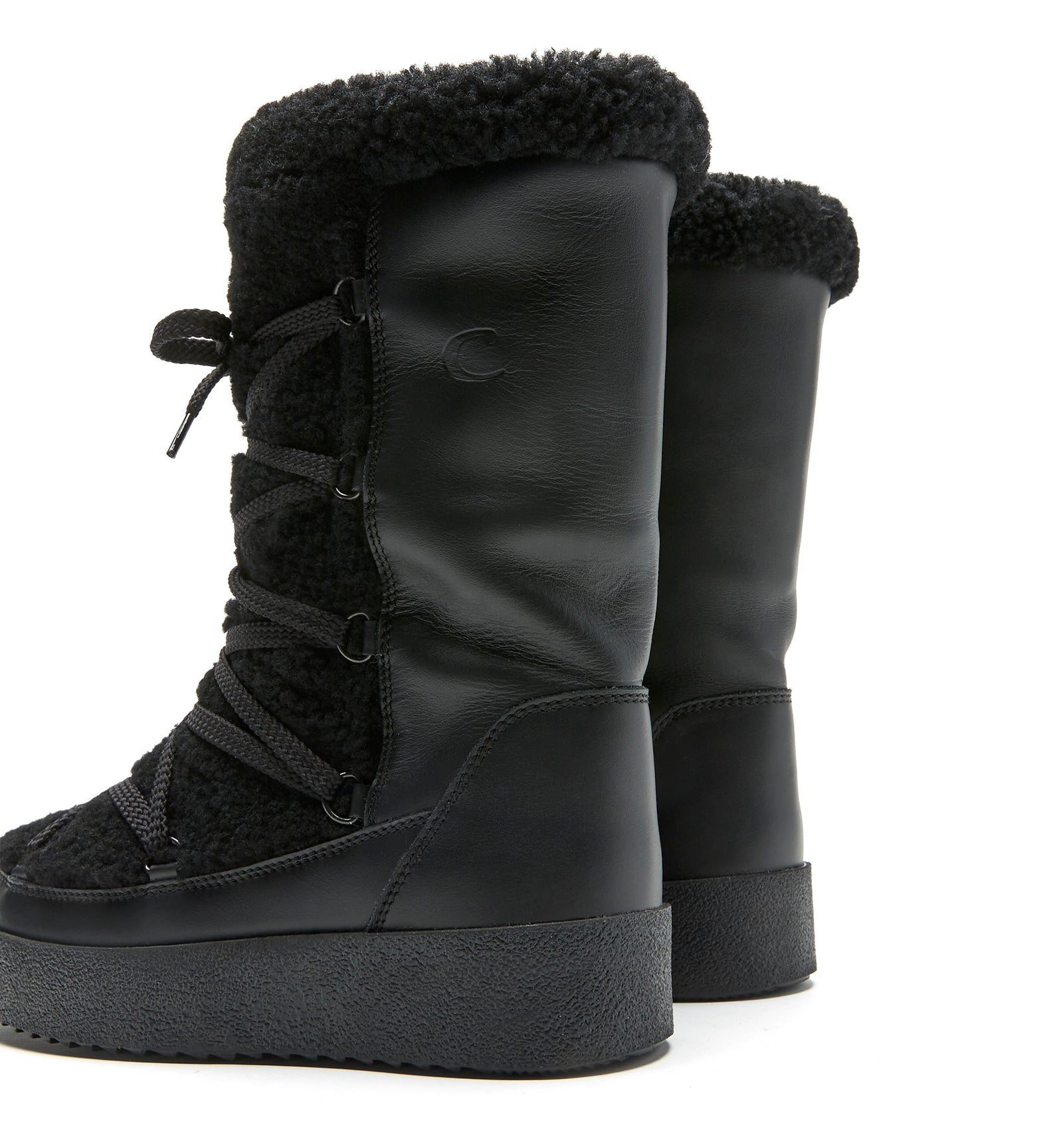 La Canadienne EDGAR SHEARLING-LINED LEATHER BOOT Women