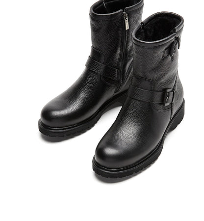 La Canadienne HANNA SHEARLING-LINED LEATHER BOOTIE Women