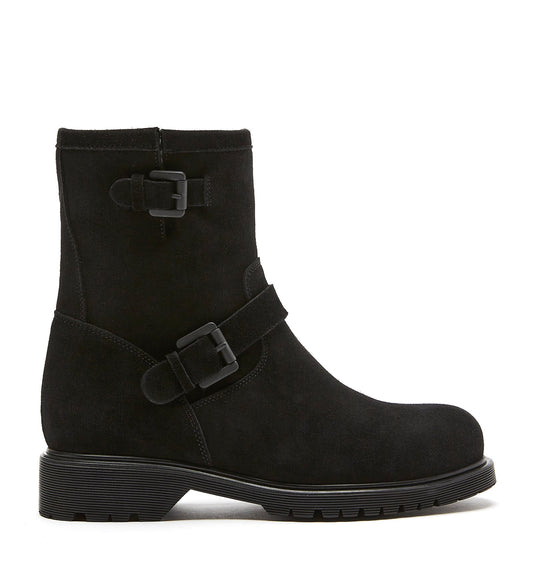 La Canadienne HANNA SHEARLING-LINED SUEDE BOOTIE Women