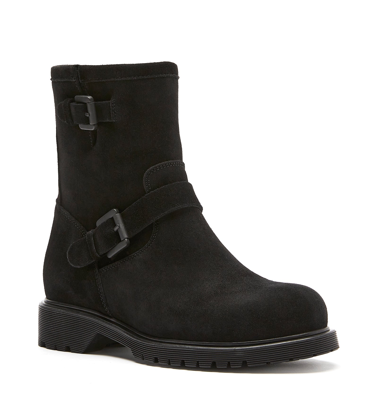 La Canadienne HANNA SHEARLING-LINED SUEDE BOOTIE Women