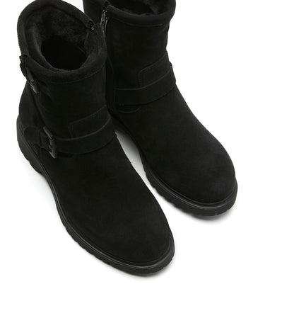 La Canadienne HANNA SHEARLING-LINED SUEDE BOOTIE Women