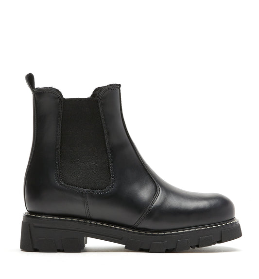 La Canadienne ADELYN SHEARLING-LINED LEATHER BOOTIE Women