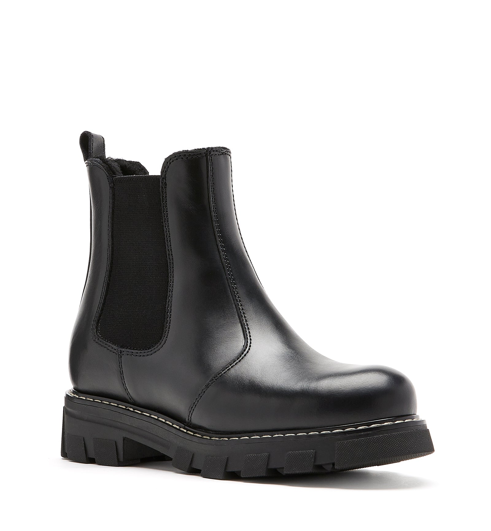 La Canadienne ADELYN SHEARLING-LINED LEATHER BOOTIE Women