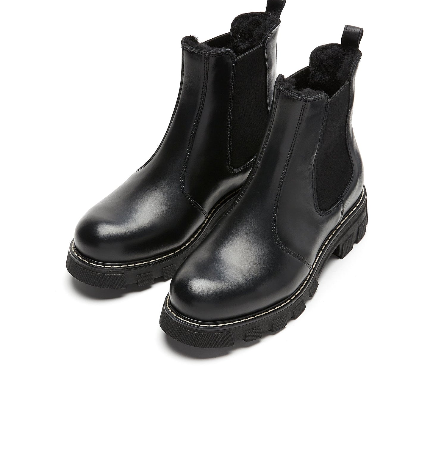 La Canadienne ADELYN SHEARLING-LINED LEATHER BOOTIE Women
