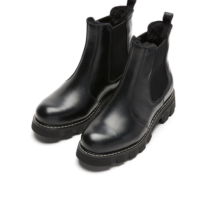 La Canadienne ADELYN SHEARLING-LINED LEATHER BOOTIE Women