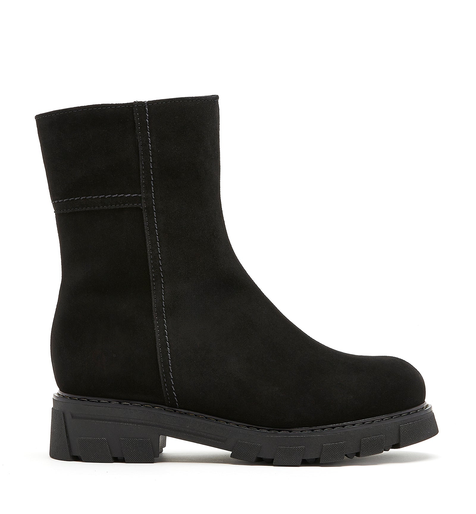 La Canadienne AUTUMN SHEARLING-LINED SUEDE BOOTIE Women