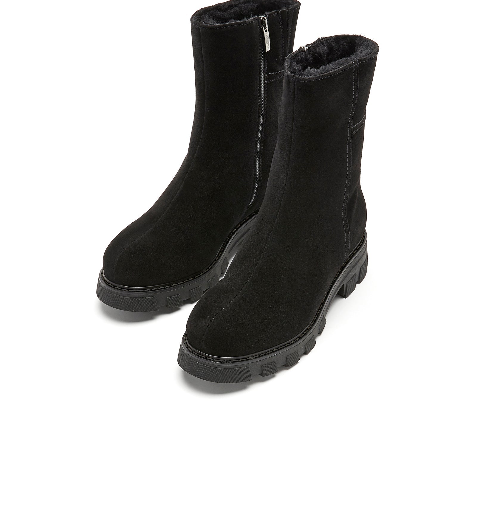 La Canadienne AUTUMN SHEARLING-LINED SUEDE BOOTIE Women