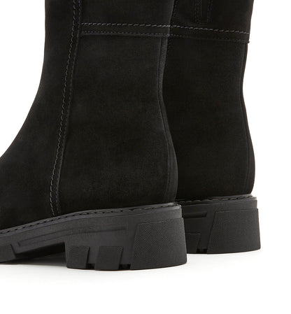 La Canadienne AUTUMN SHEARLING-LINED SUEDE BOOTIE Women
