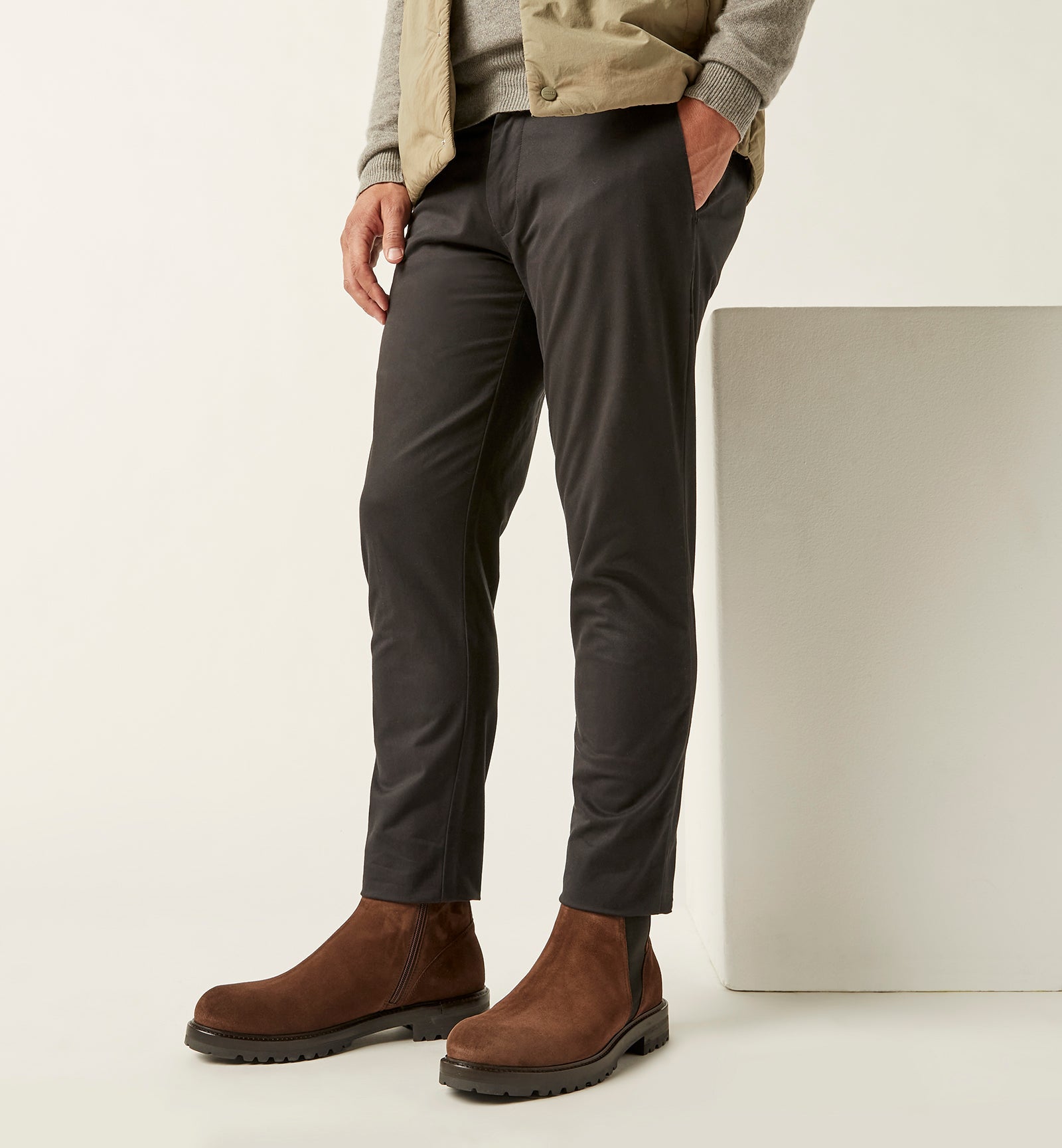 La Canadienne LEONARDO MEN'S SHEARLING-LINED SUEDE BOOT Men