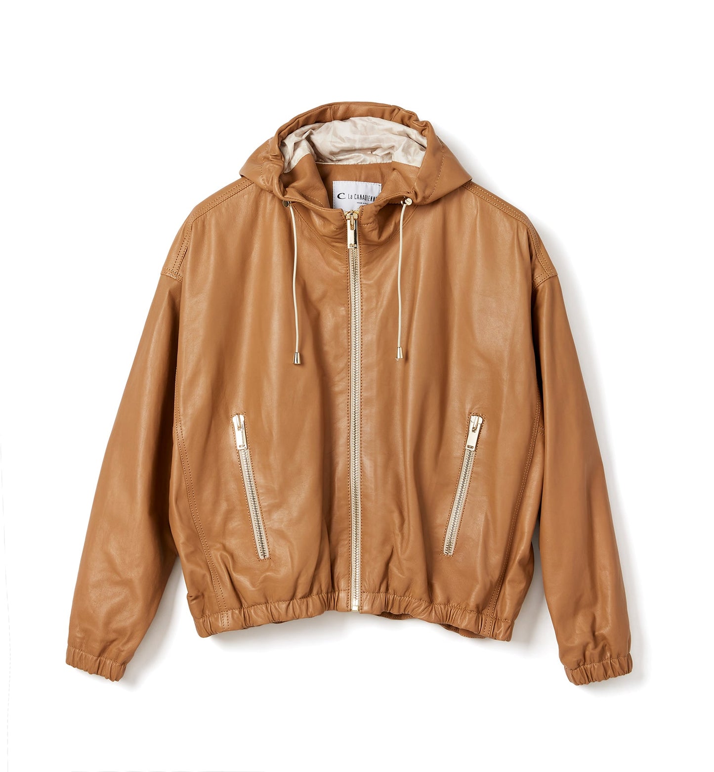 La Canadienne FATINA LEATHER BOMBER JACKET Women