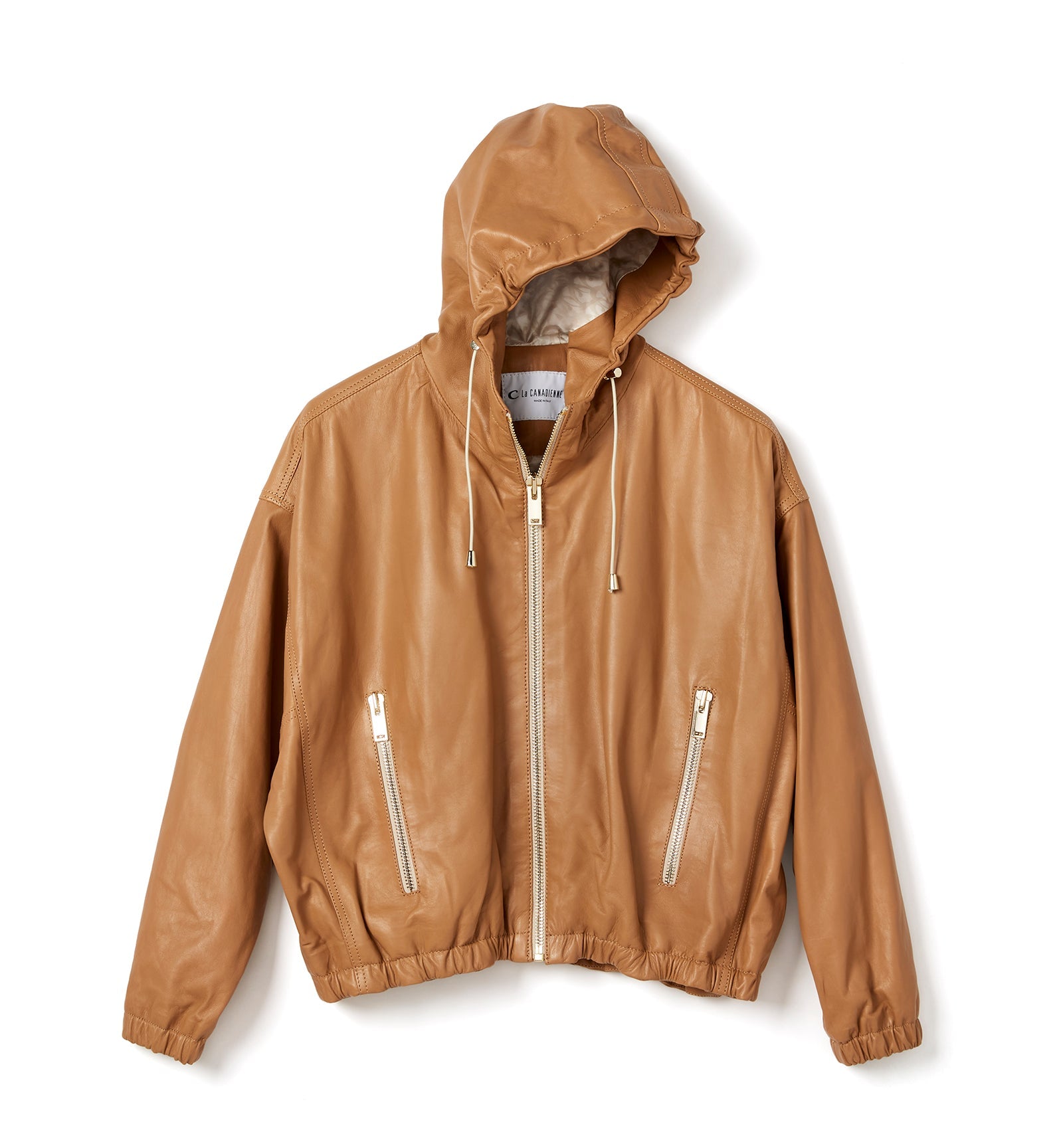 La Canadienne FATINA LEATHER BOMBER JACKET Women