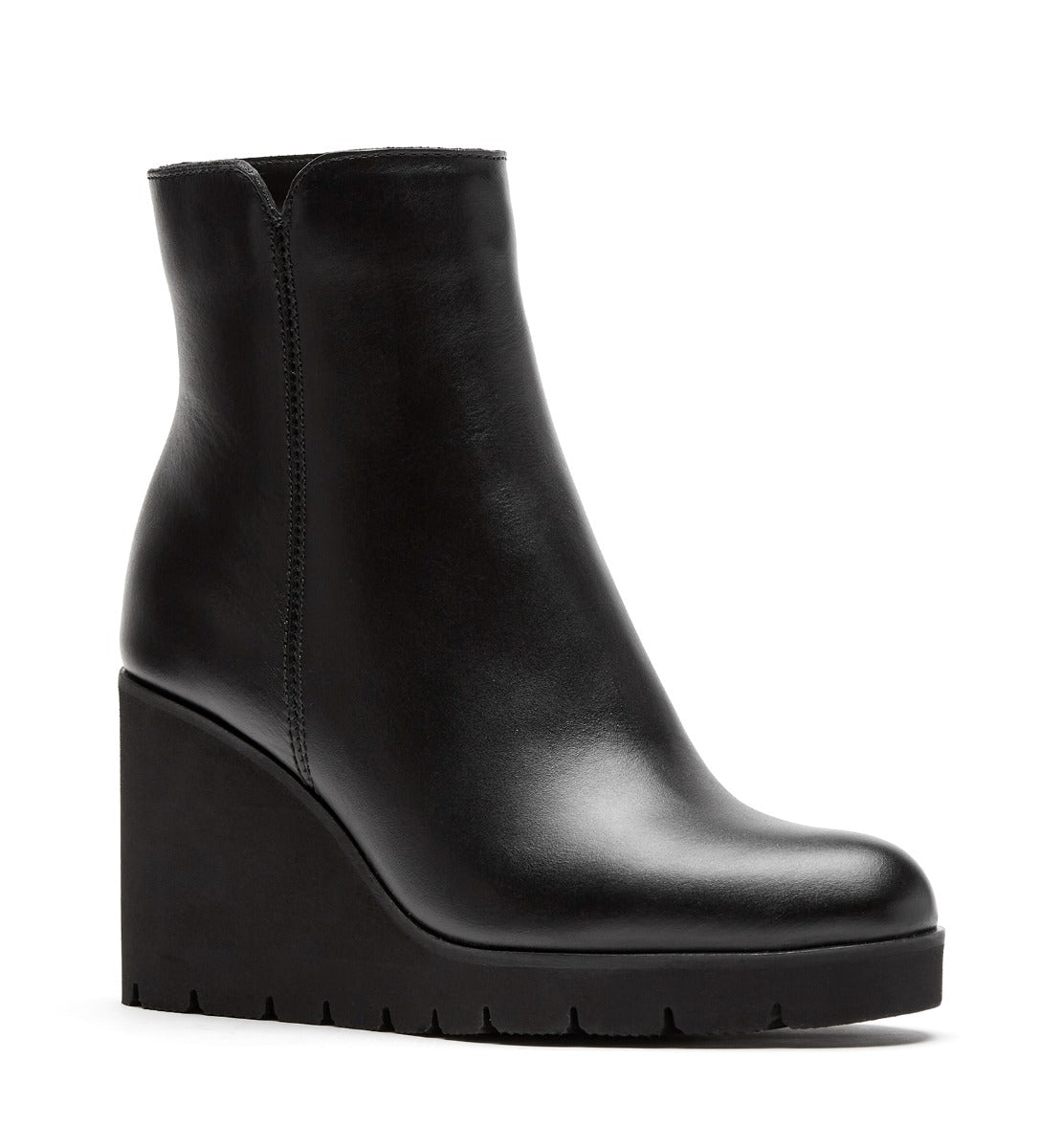 La Canadienne GO LEATHER WEDGE BOOTIE Women