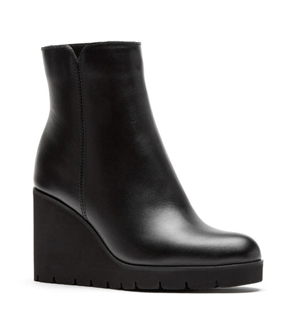 La Canadienne GO LEATHER WEDGE BOOTIE Women
