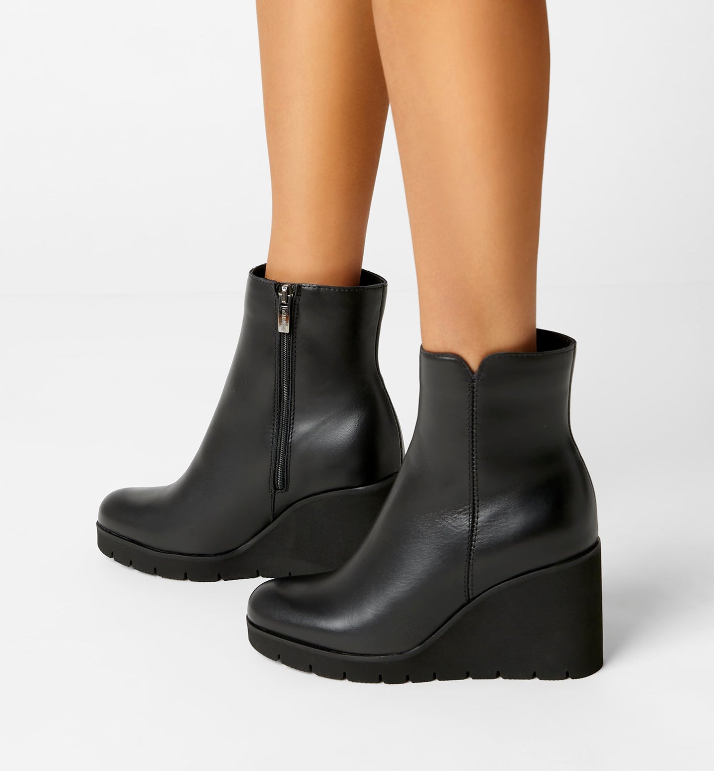 La Canadienne GO LEATHER WEDGE BOOTIE Women