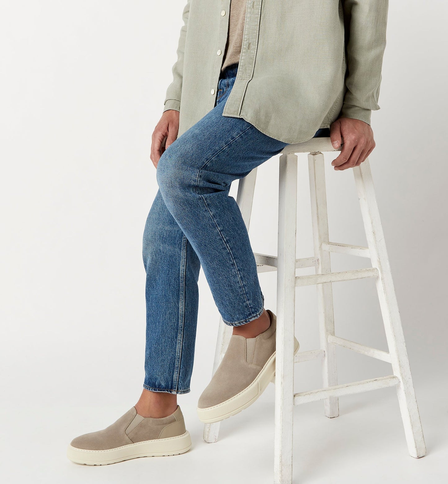 La Canadienne KARL MEN'S SUEDE SLIP-ON SNEAKER Men