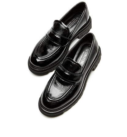 La Canadienne DELLA CRINKLE LEATHER LOAFER Women
