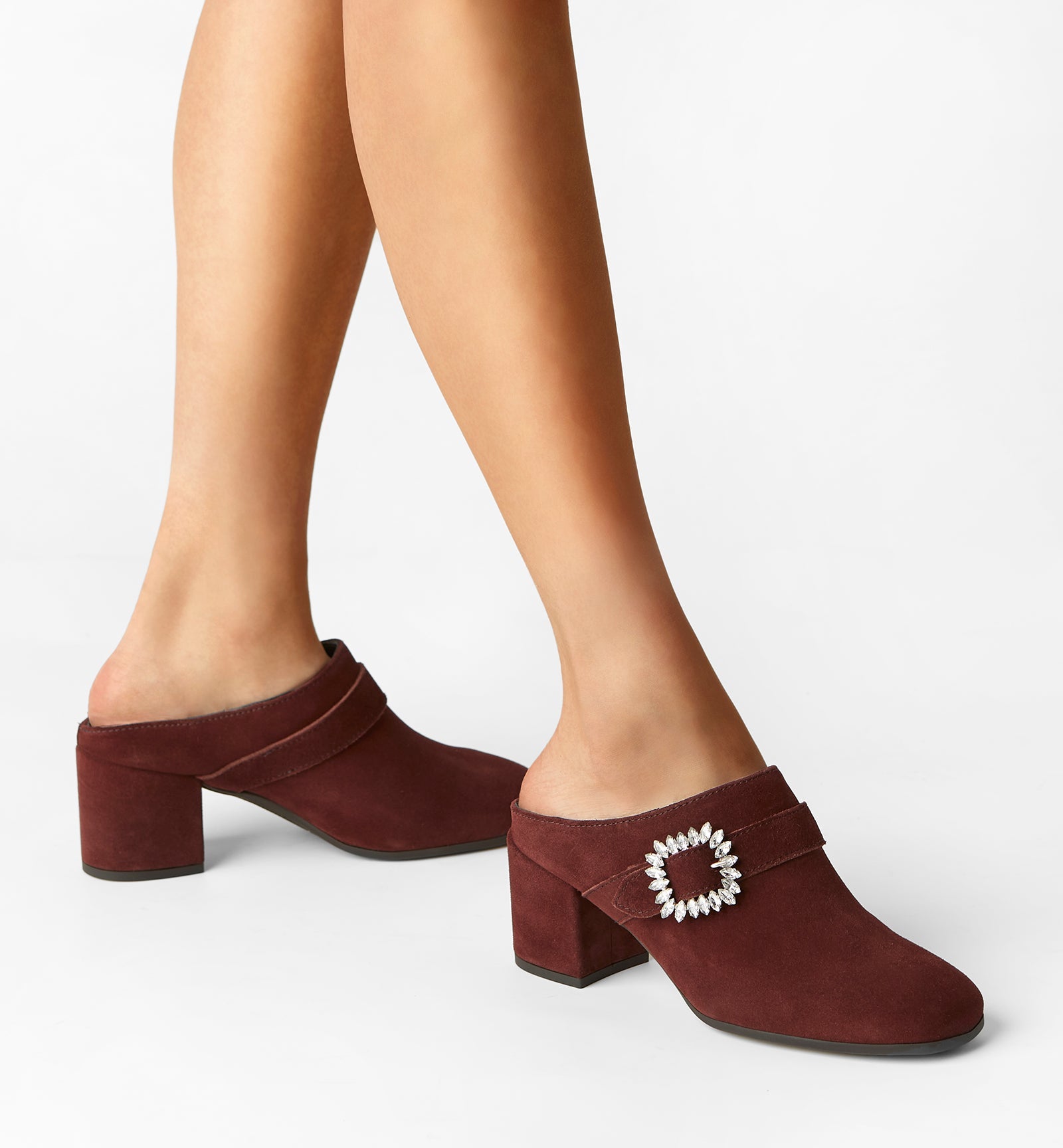 La Canadienne JEWELS SUEDE MULE Women