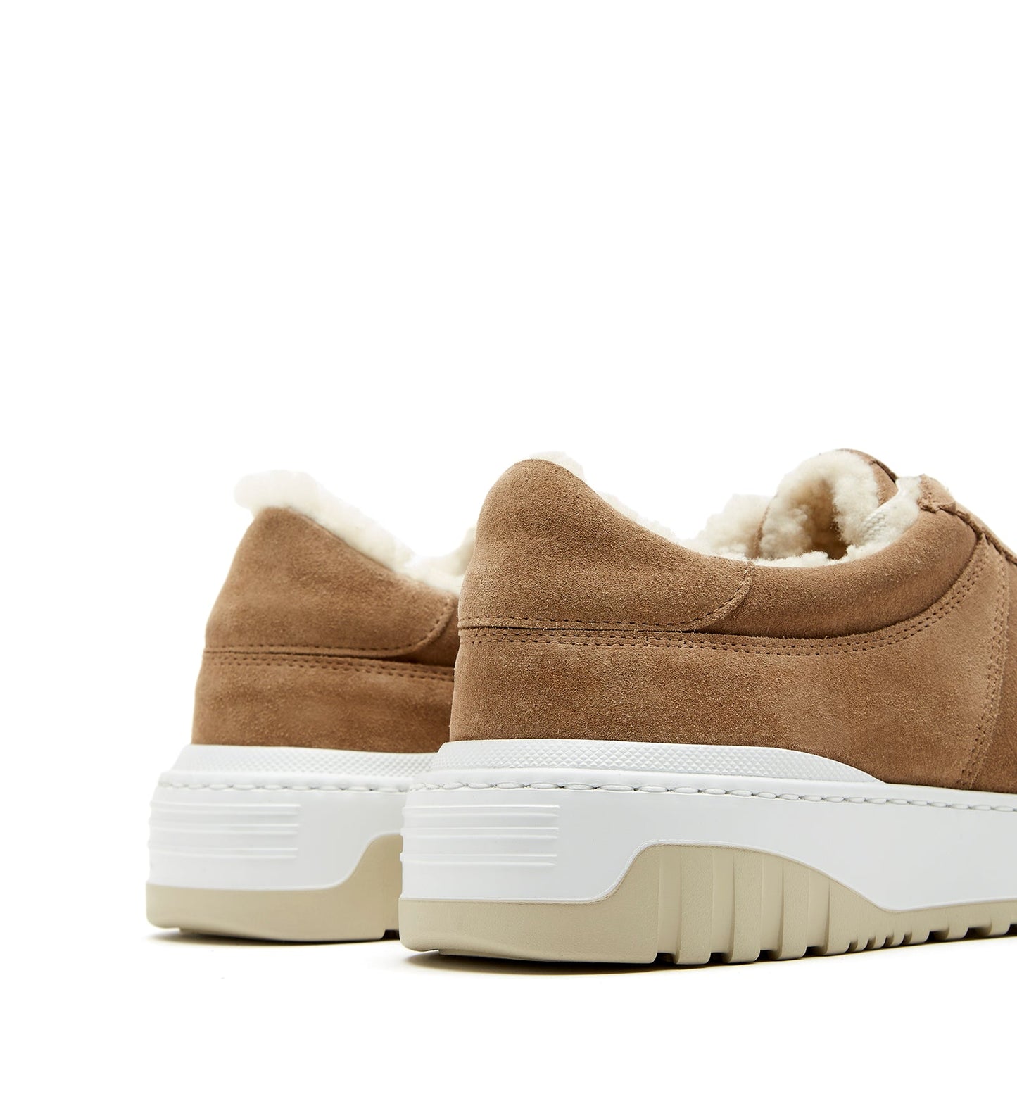 La Canadienne KLARE SHEARLING-LINED SUEDE SNEAKER Women