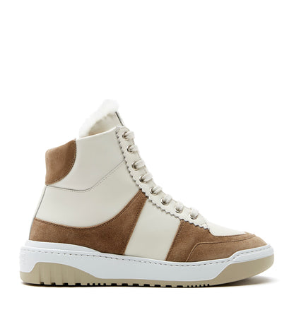 La Canadienne KRISTEN SHEARLING-LINED SUEDE SNEAKER Women