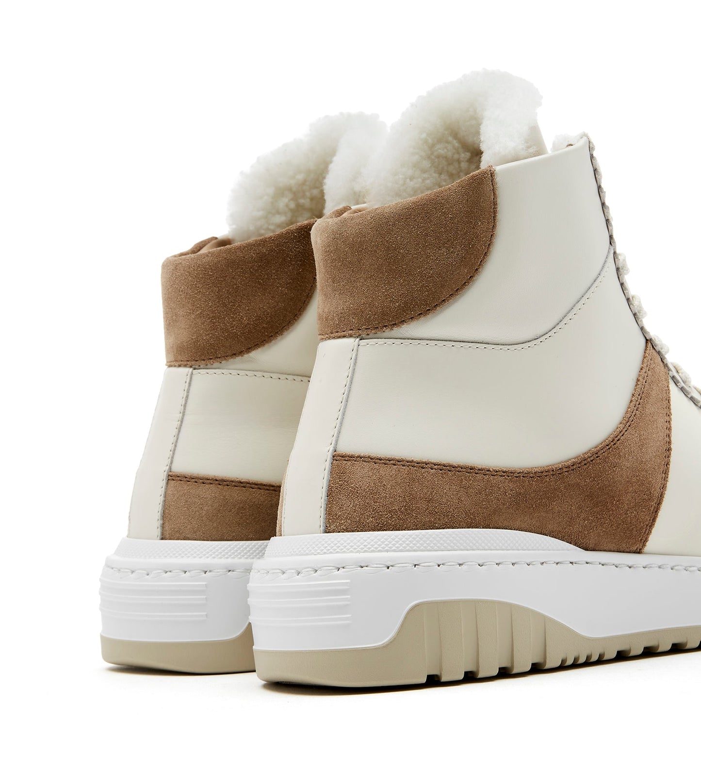 La Canadienne KRISTEN SHEARLING-LINED SUEDE SNEAKER Women