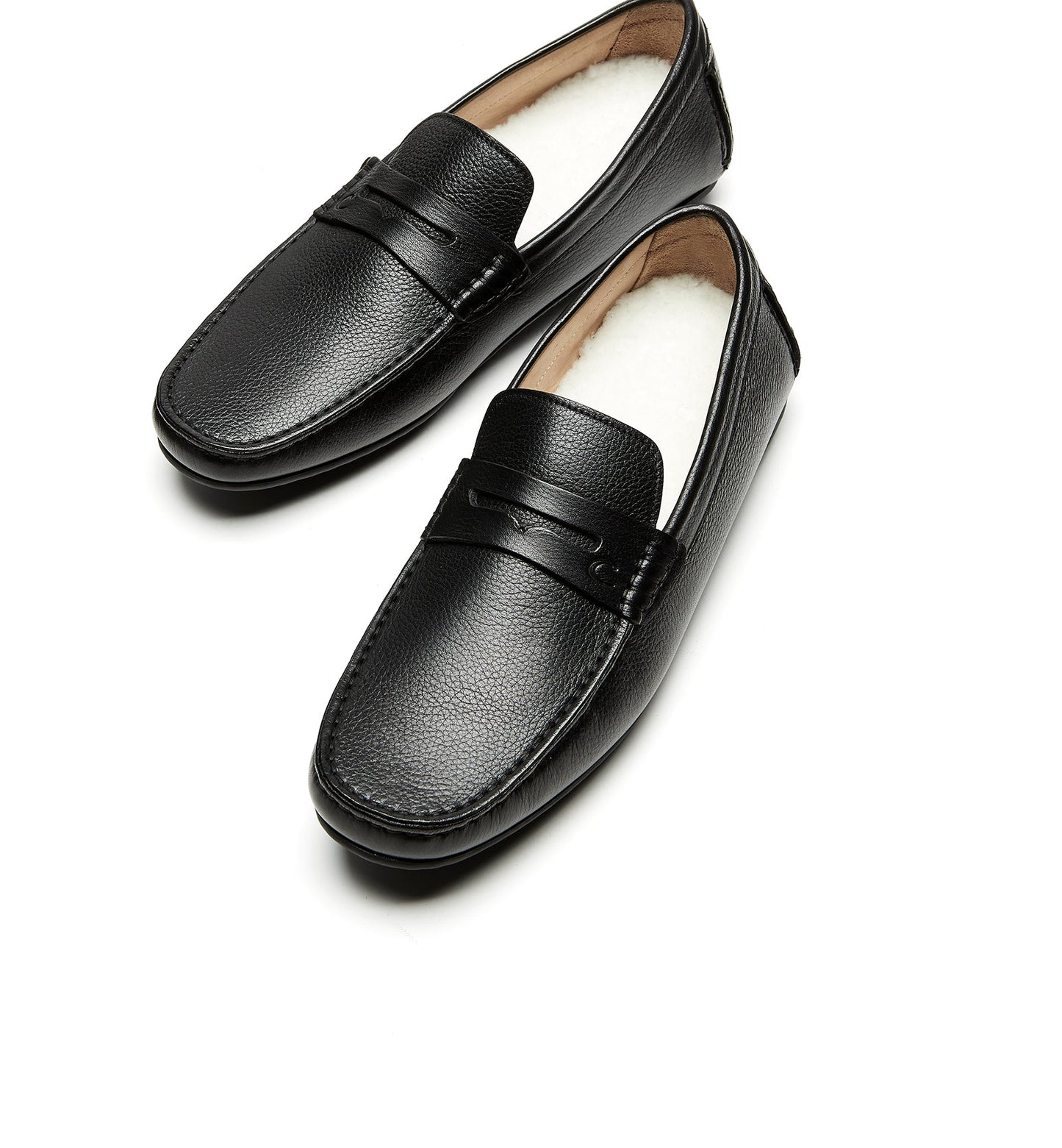 La Canadienne PILOT MEN'S SHEARLING-LINED LEATHER LOAFER Men